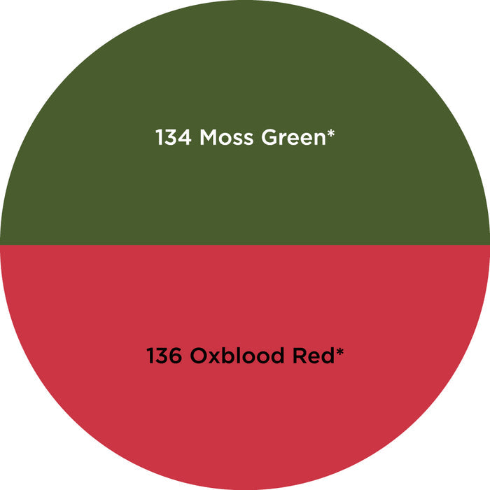 Palette / Small Halloween #3 (2 Colors): 134 Moss Green* - 136 Oxblood Red*
