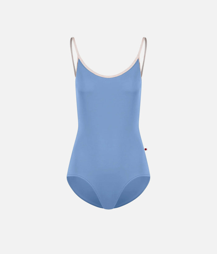 Fiona Ballet Leotard  • Paradise with Blush Mesh Wrap Back