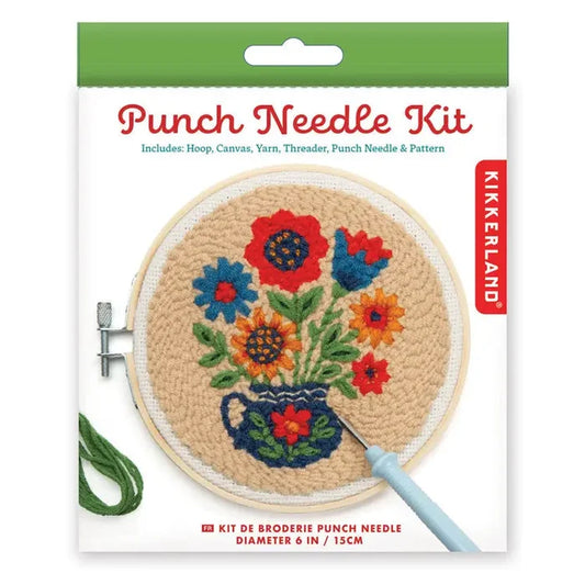 Flower Punch Needle Kit