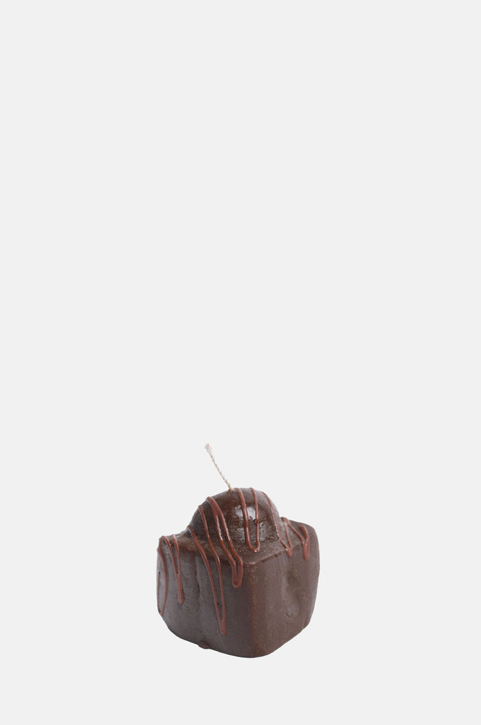 Fallow Candles Fondant Fancy Brown.