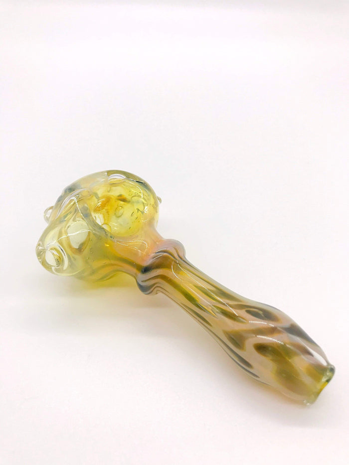 Smoke Station Hand Pipe Fumed FootClan Fumed American Borosilicate Spoon Hand Pipe