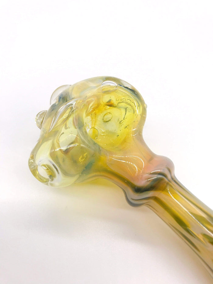 Smoke Station Hand Pipe Fumed FootClan Fumed American Borosilicate Spoon Hand Pipe