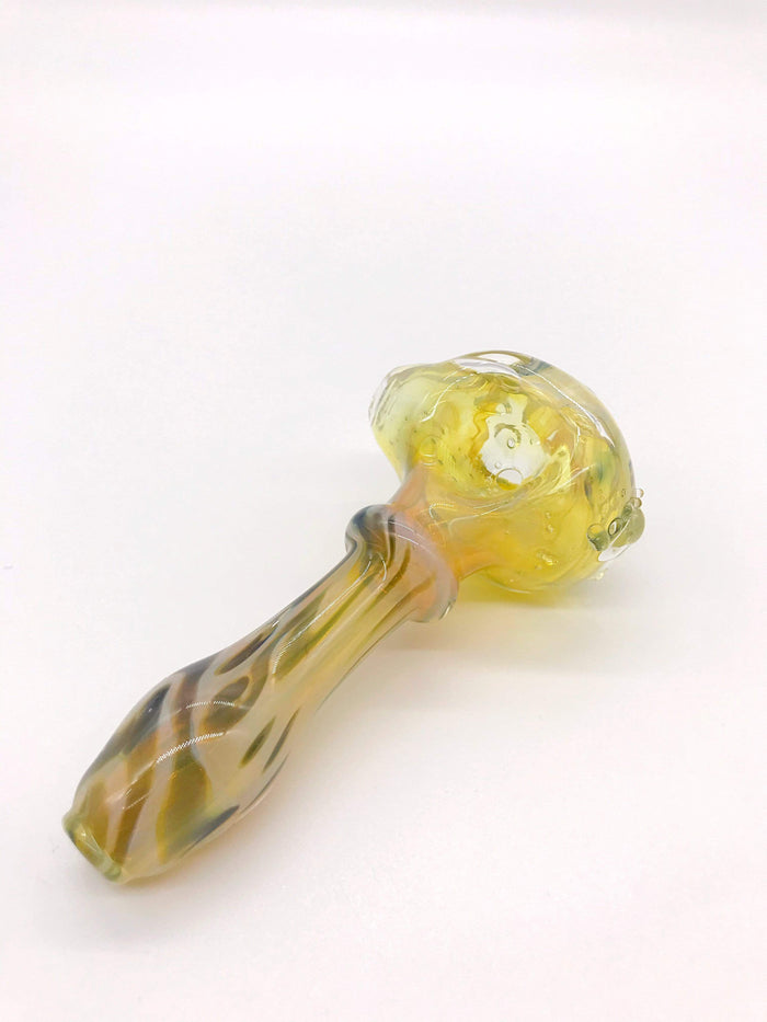 Smoke Station Hand Pipe Fumed FootClan Fumed American Borosilicate Spoon Hand Pipe