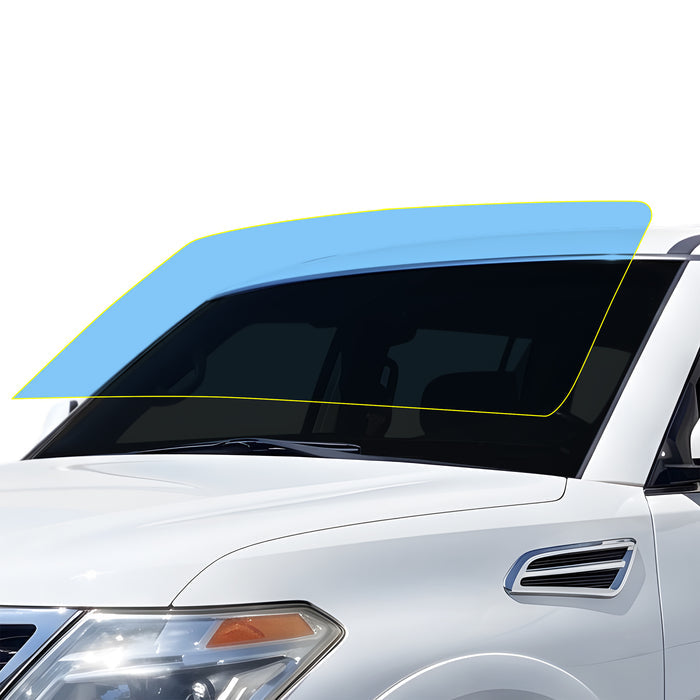 For Nissan Armada 2017-2024 Precut Front Rear Windshield Premium Protection Self Healing Film Kit - Bogar Tech Designs