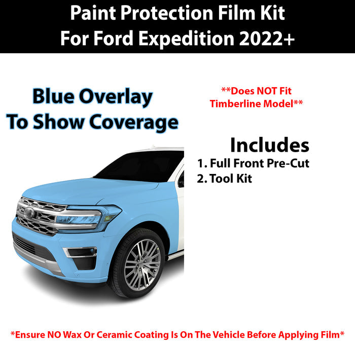 Fits Ford Expedition 2022+ Precut Premium Paint Protection Film Clear Bra PPF Decal Film Kit Cover - Bogar Tech Designs