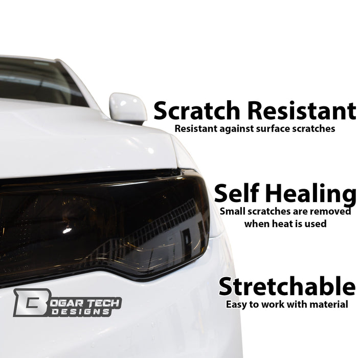 Full Headlight Taillight Precut Smoked PPF Tint Kit Film Overlay Fits Ford Expedition 2022 - 2024 - Bogar Tech Designs