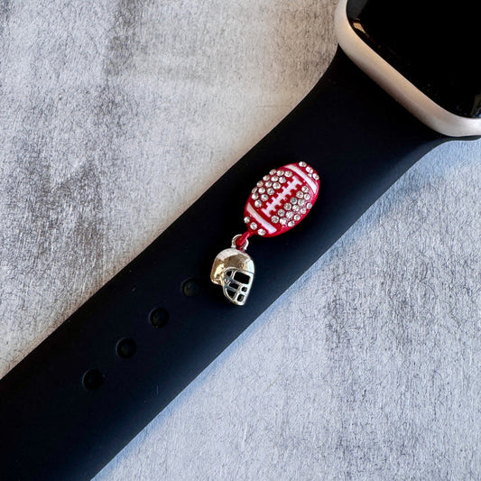 Friday Night Bling Football Band Charm 1pc.