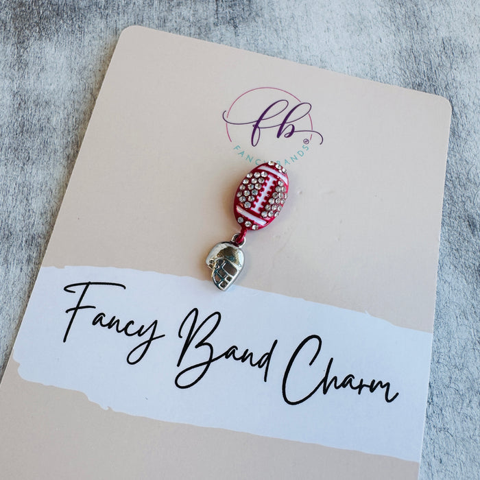 Friday Night Bling Football Band Charm 1pc.