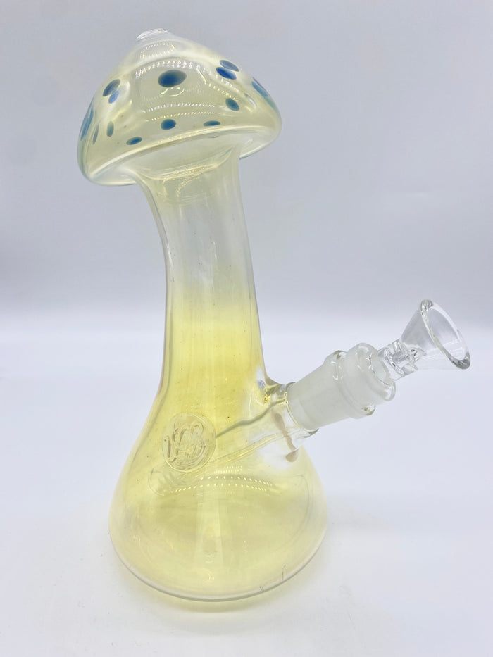 Fumed Glass Mushroom Water Pipe