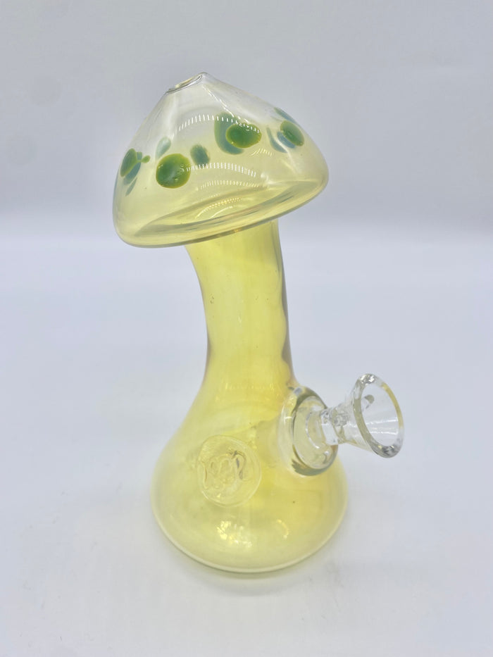 Fumed Glass Mushroom Water Pipe