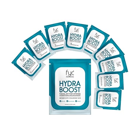 FYC Professional Hydra Boost Facial Kit for Hydration & Nourishment (5 Units) 185 Ml