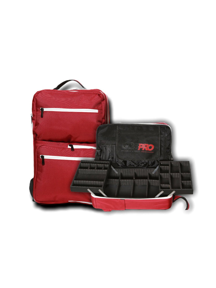 G&B PRO SINGLE MOBILE WORK STATION - CHICAGO RED - Palms Fashion Inc.