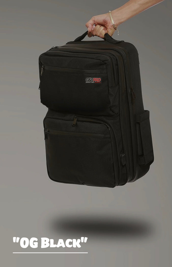G&B PRO SINGLE MOBILE WORK STATION 2nd Generation - OG BLACK - Palms Fashion Inc.
