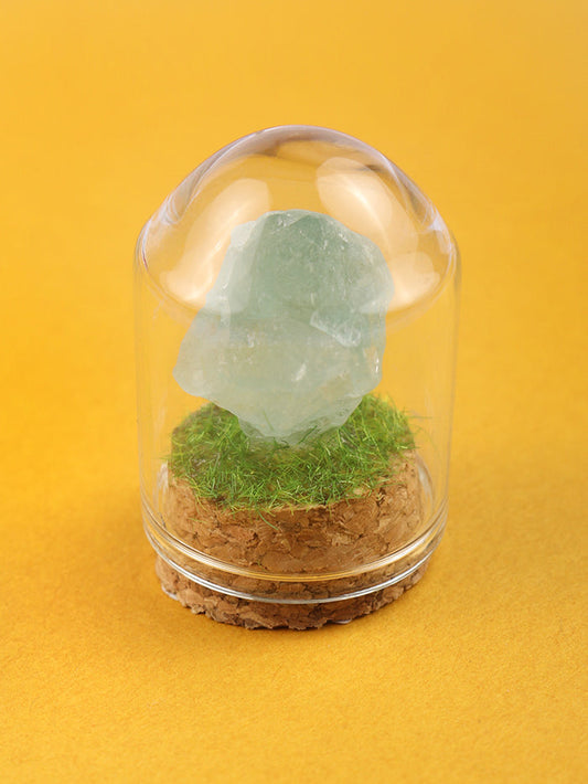 Gemstone & Mineral Glass Dome | Fluorite-Image 1
