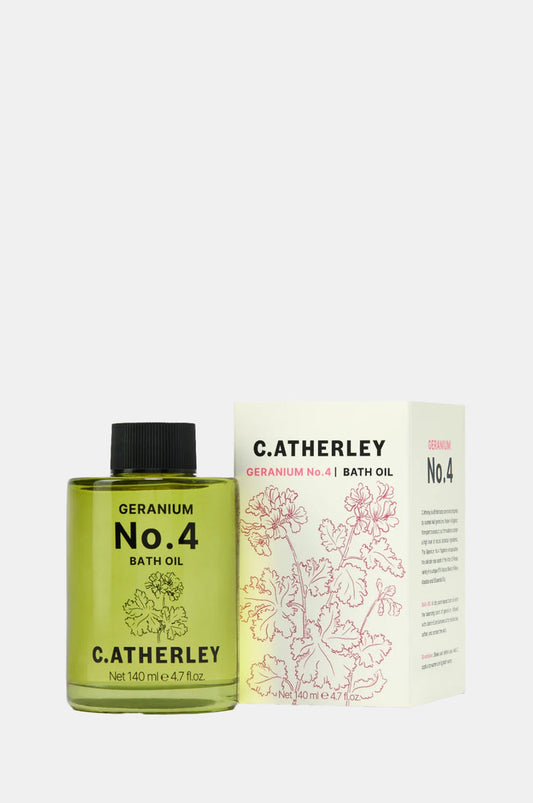 C.Atherley Geranium No.04 Bath Oil 140ml.
