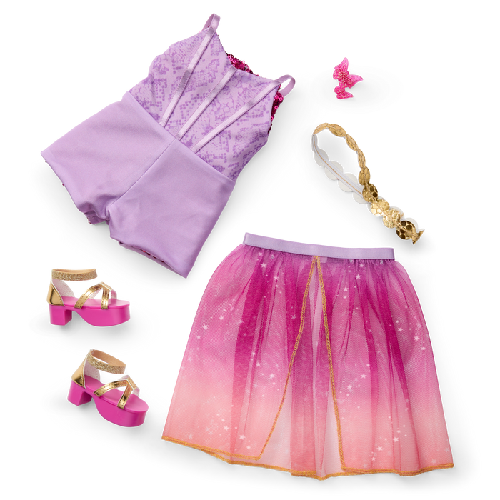 Glam Sparkly Concert Outfit for 18-inch Dolls