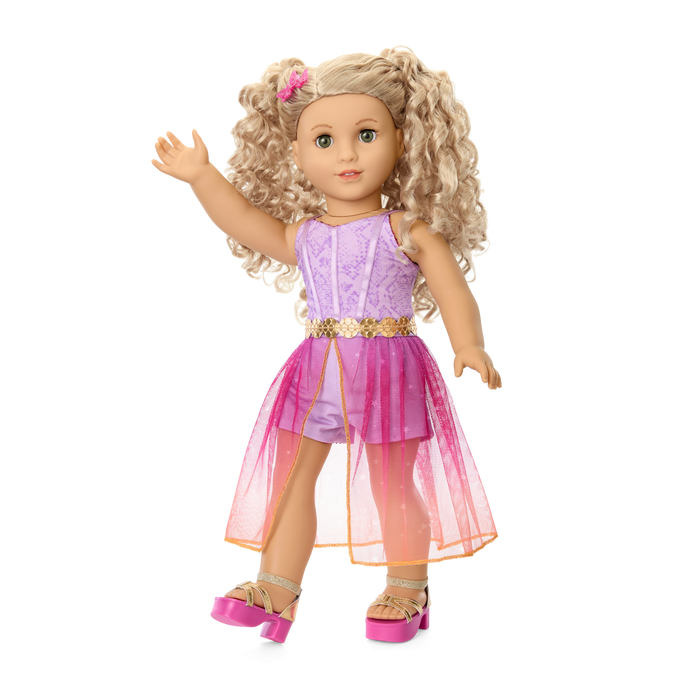 Glam Sparkly Concert Outfit for 18-inch Dolls