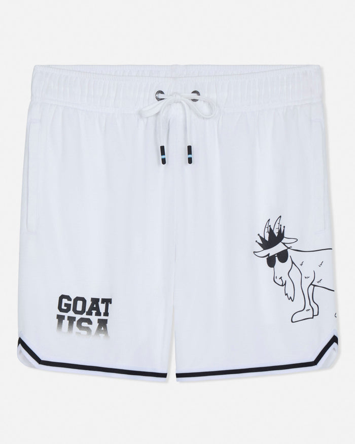 Goat USA Boys' Big Goat Mesh Shorts Apparel Goat USA White Youth XSmall