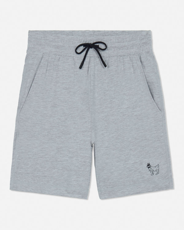 Goat USA Boys' Outline Relaxed Shorts Apparel Goat USA Gray Youth XSmall