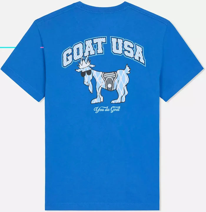 Goat USA Youth Lacrosse Sports T-Shirt Apparel Goat USA Royal Youth XSmall