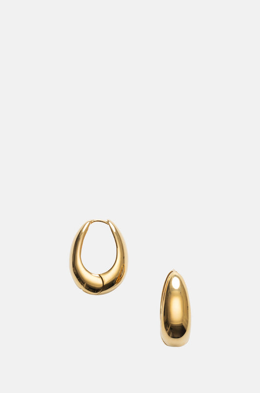 Anni Lu Golden Curve Hoop Earrings Bold.
