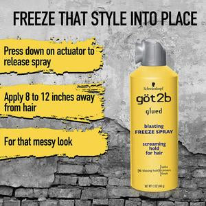 GOT2B Blasting Freeze Spray GLUE 12oz