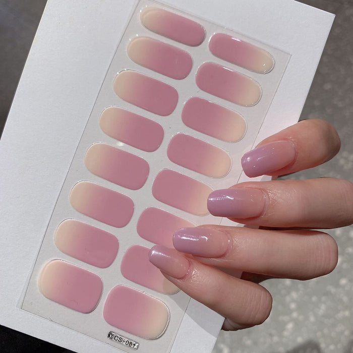 No Light Needed Ombre Nail Wraps - Gradient Nail Stickers Multiple Colors