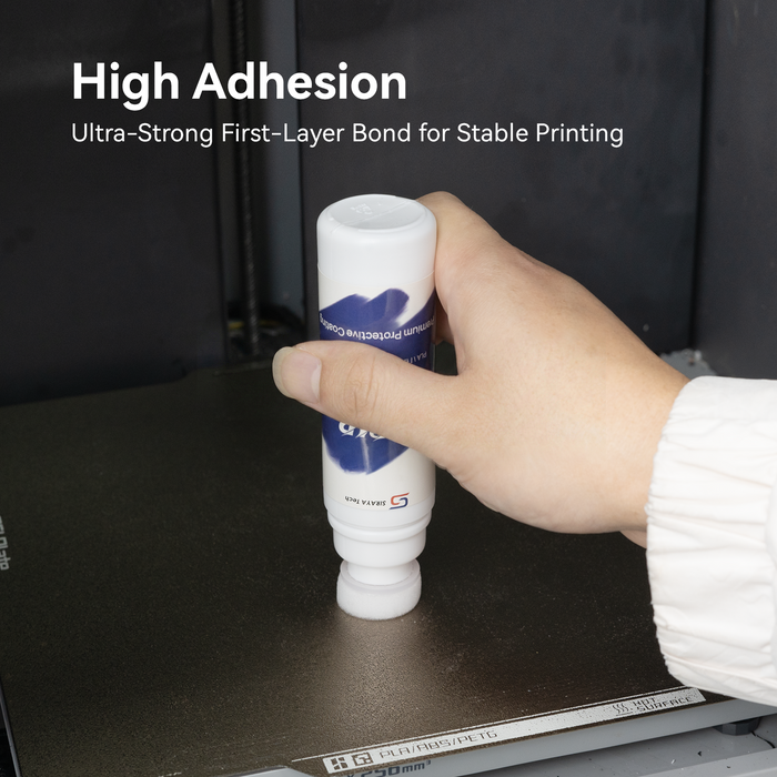 bed adhesive applied on 3D printer build plate high adhesion ultra-strong first layer