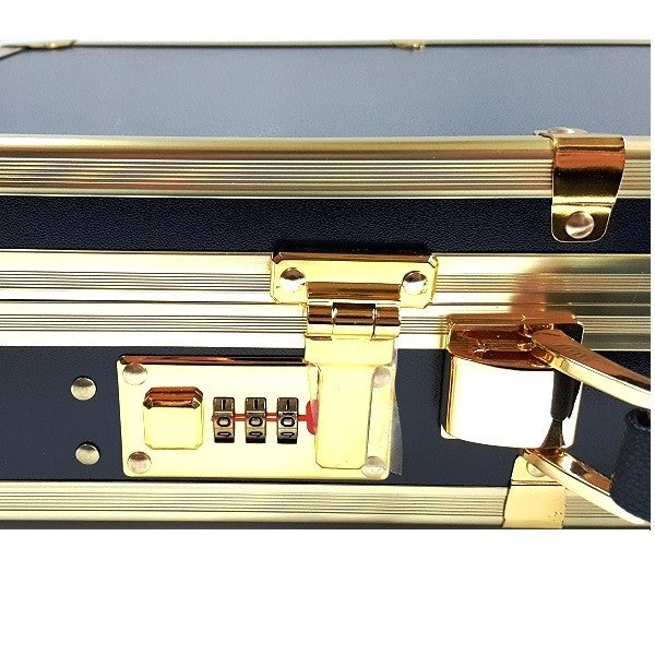 HairArt Barber Case, Barber Kit Tool Case Gold and Black - Palms Fashion Inc.