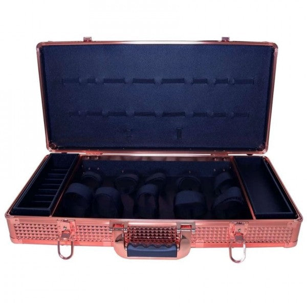 HairArt Barber Case, Barber Kit Tool Case Rose Gold - Palms Fashion Inc.