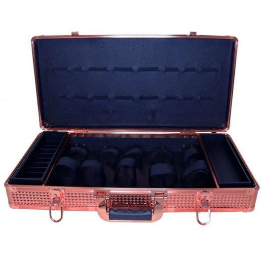 HairArt Barber Case, Barber Kit Tool Case Rose Gold - Palms Fashion Inc.