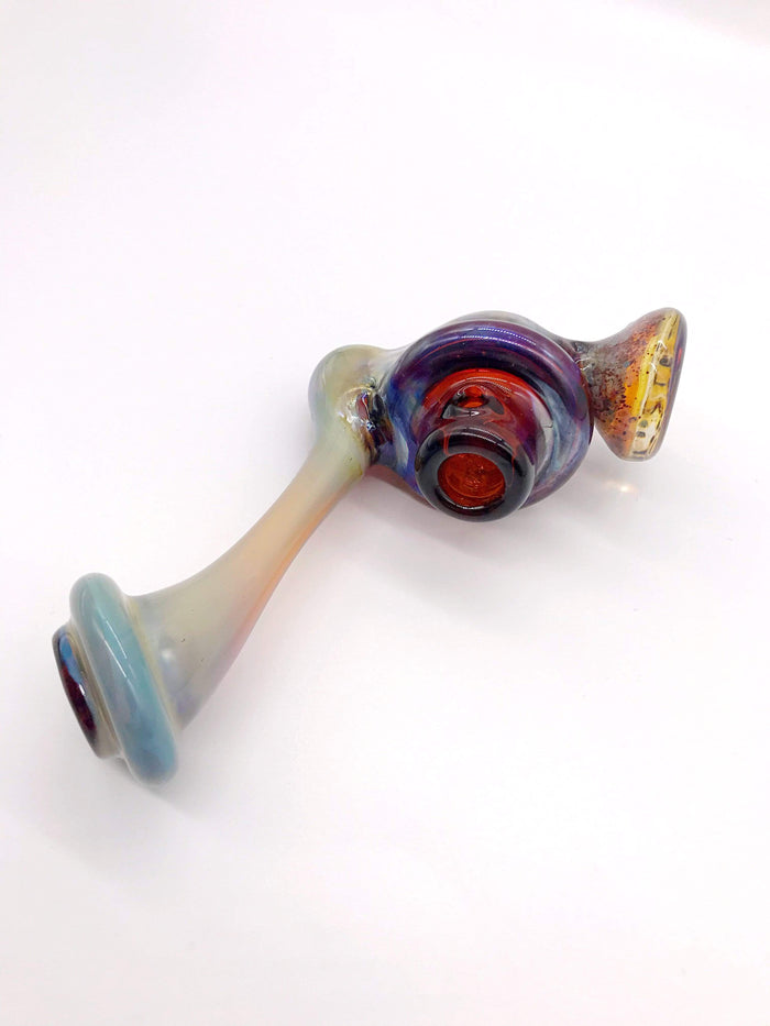 Smoke Station Hand Pipe Hand-Blown Heady American Borosilicate Sherlock Hand Pipe