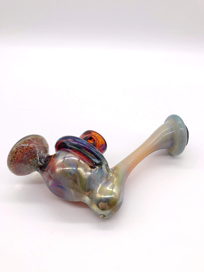 Smoke Station Hand Pipe Hand-Blown Heady American Borosilicate Sherlock Hand Pipe