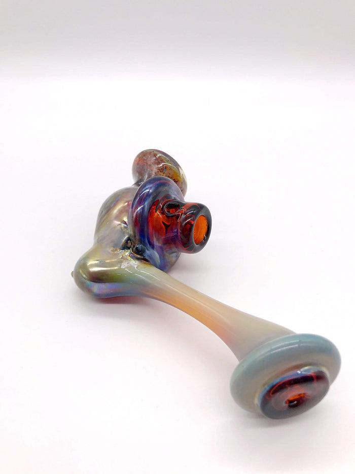 Smoke Station Hand Pipe Hand-Blown Heady American Borosilicate Sherlock Hand Pipe