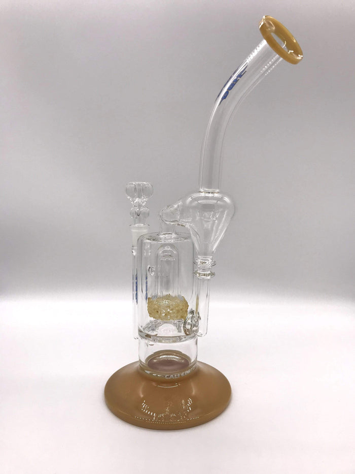 Smoke Station Water Pipe HBG American Fritted UV Perc Rig