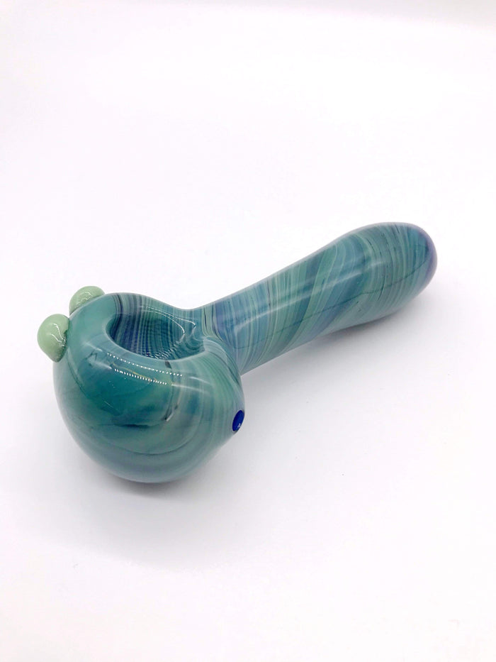 Smoke Station Hand Pipe Emerald Heady Emerald Spoon Hand Pipe