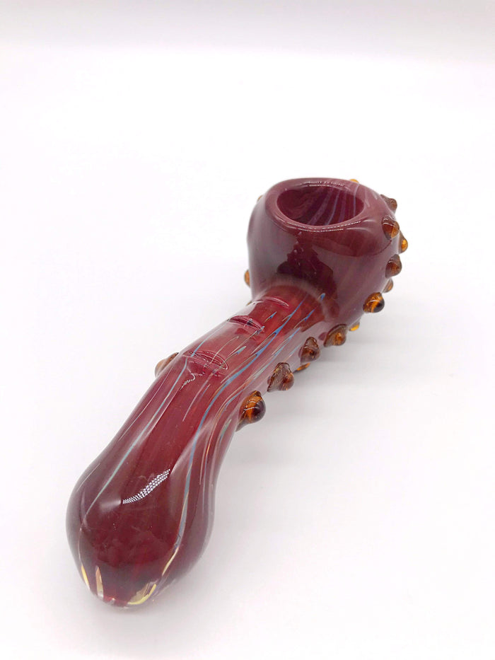 Smoke Station Hand Pipe Red Heady Eyeball Sherlock Spoon Hand Pipe