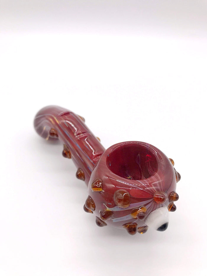 Smoke Station Hand Pipe Red Heady Eyeball Sherlock Spoon Hand Pipe