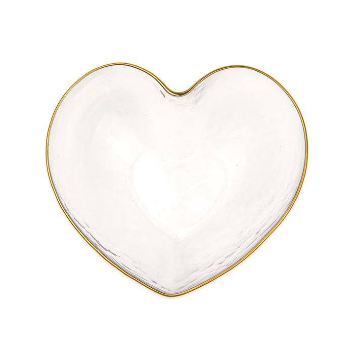 Heart Glass Bowl