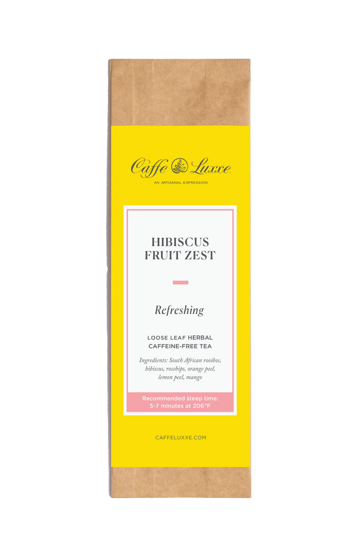 Hibiscus Fruit Zest Tea Herbal Tea Caffe Luxxe