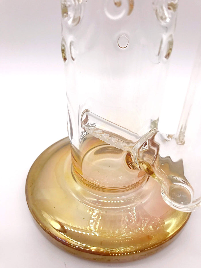 Smoke Station Water Pipe High Caliber American Gold Fumed Perc Tube
