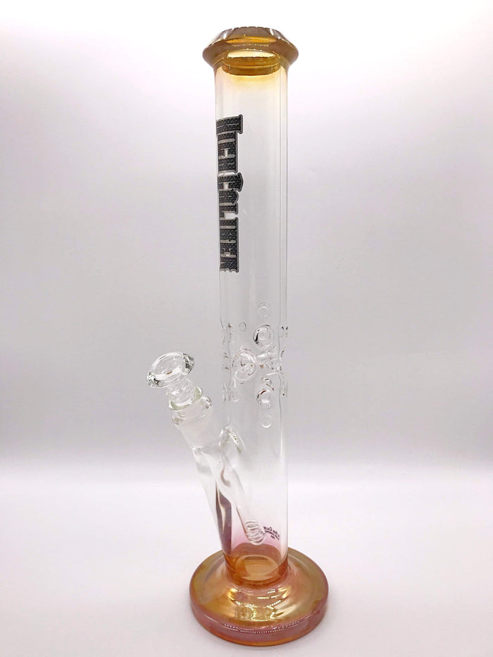 Smoke Station Water Pipe High Caliber American Gold Fumed Tube
