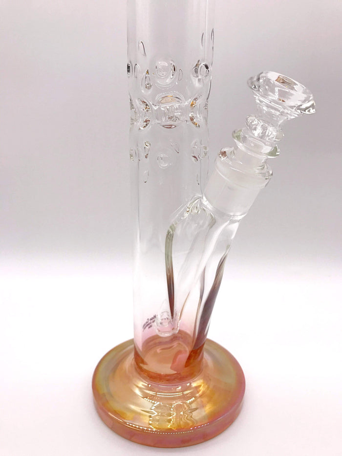 Smoke Station Water Pipe High Caliber American Gold Fumed Tube