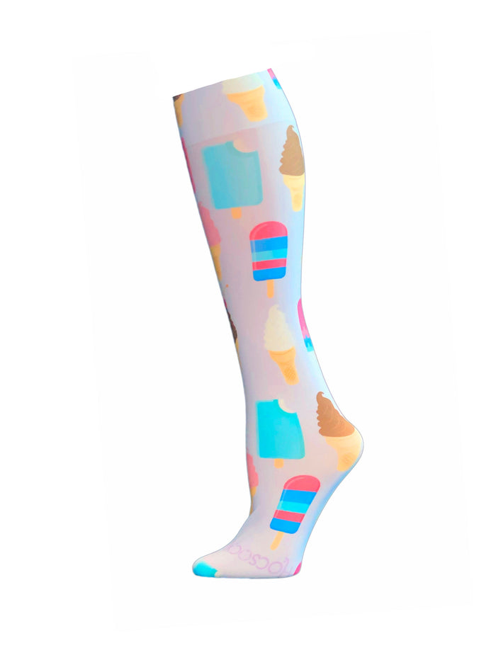 Hocsocx Liner Socks Apparel Hocsocx Ice Cream Cone Youth: shoe sizes 13-4