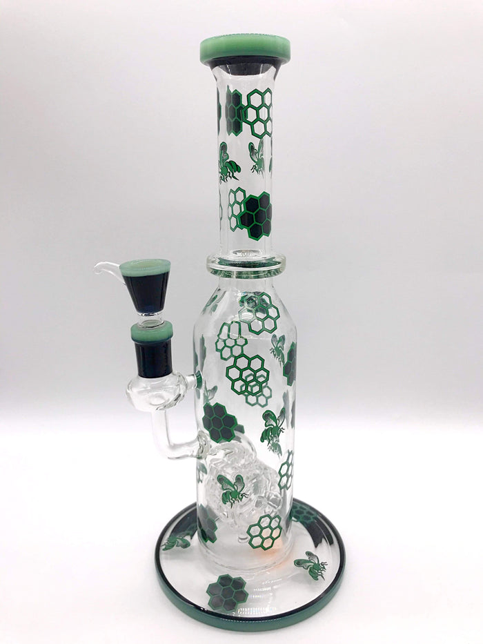 Smoke Station Water Pipe Honeybee Water Pipe with Barrel Perc