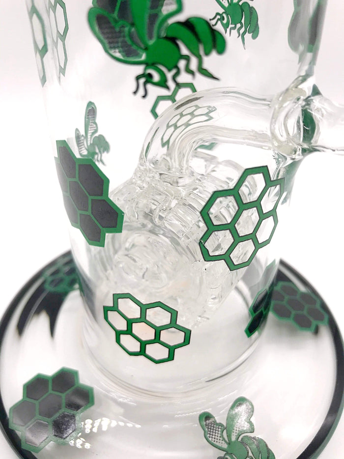 Smoke Station Water Pipe Honeybee Water Pipe with Barrel Perc