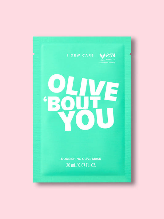 I DEW CARE BACK TO BASICS Single Masks | Olive About You-Image 1