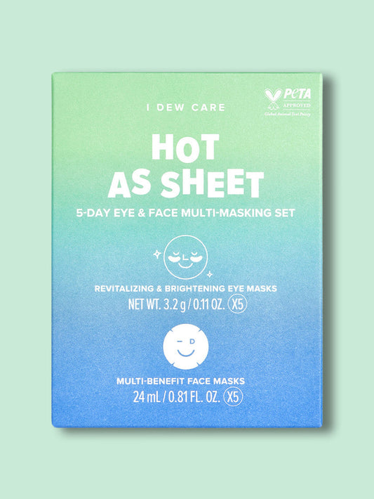 I DEW CARE HOT AS SHEET 5-DAY EYE & FACE MULTI-MASKING SET | One Colour-Image 1