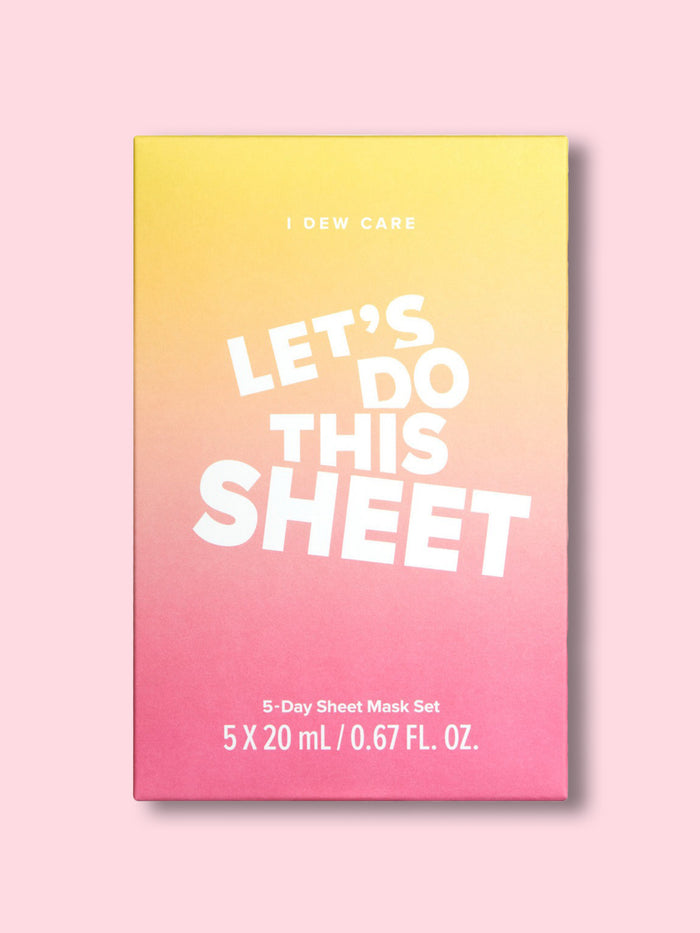 I DEW CARE LET'S DO THIS SHEET | One Colour-Image 1