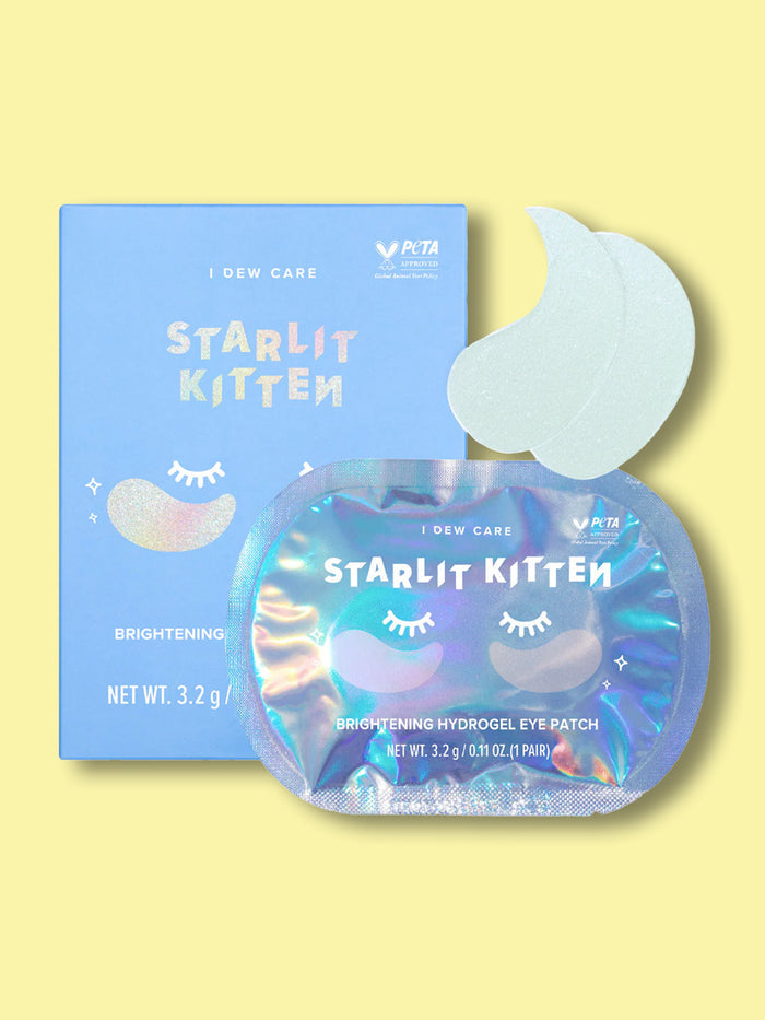 I DEW CARE STARLIT KITTEN BRIGHTENING HYDROGEL EYE PATCH | One Colour-Image 1